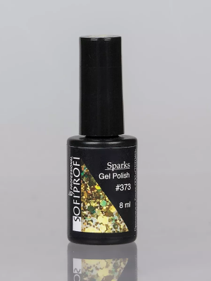Гель-лак для ногтей с блестками Sparks Тон 373 Sofiprofi Sparks Gel Polish, 8 мл